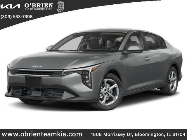 Interstellar Gray 2025 Kia K4 LXS FWD Sedan Front-Wheel Drive Continuously Variable Transmission
