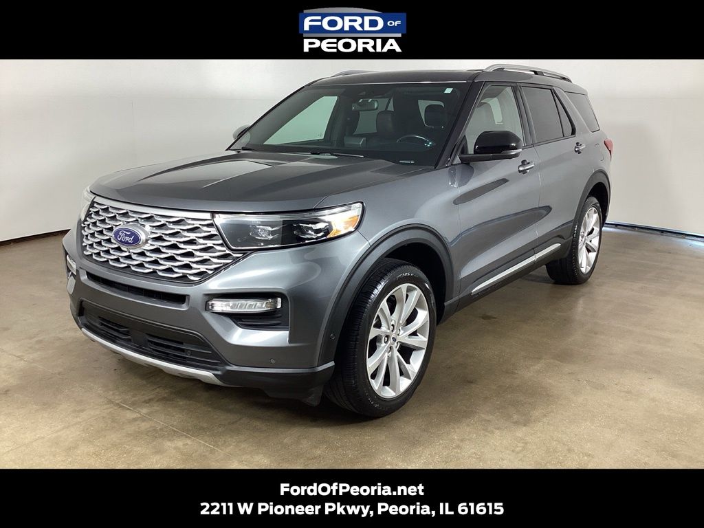 Carbonized Gray Metallic 2022 Ford Explorer SUV / Crossover All-Wheel Drive Automatic