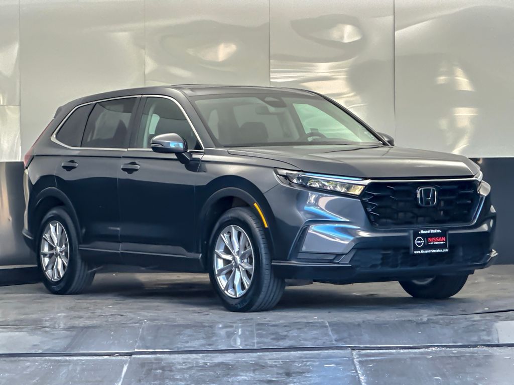 sparkle silver metallic 2023 Honda CR-V EX AWD SUV / Crossover All-Wheel Drive Continuously Variable Transmission