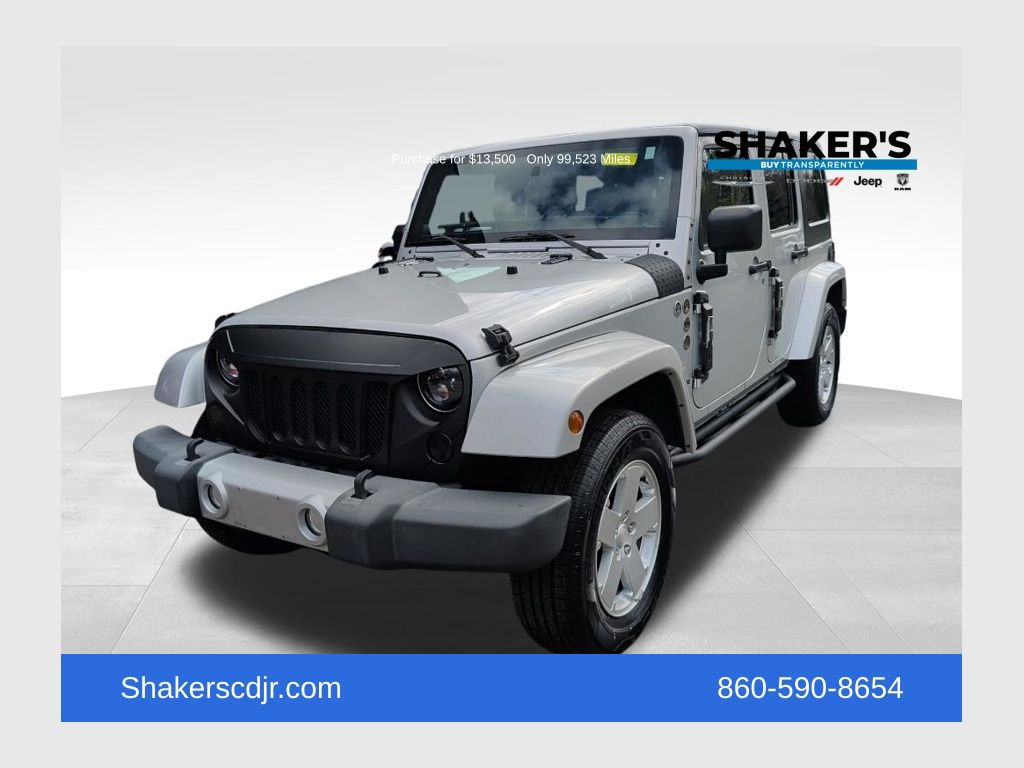 2012 Jeep Wrangler Unlimited Sahara 4WD Plata (Bright Silver Metallic Clearcoat) SUV/Crossover Todo terreno 5 velocidades Automática