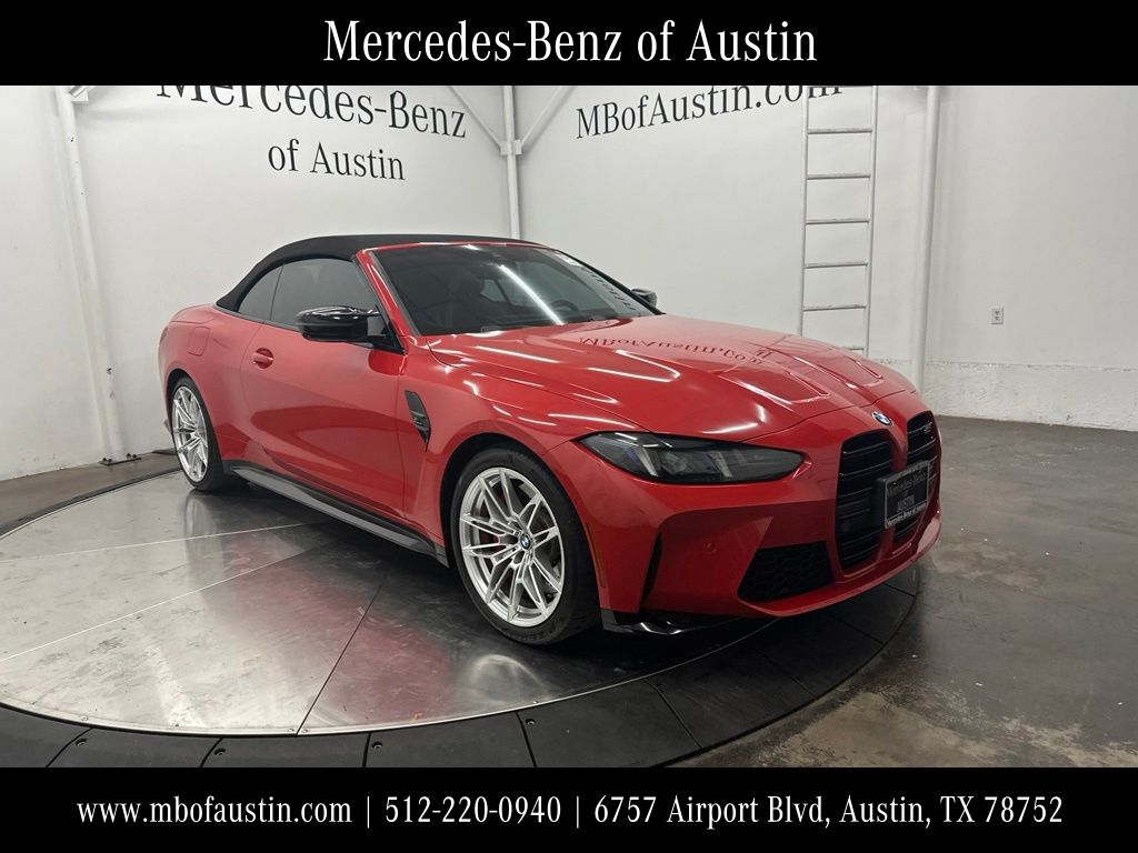Toronto Red Metallic 2025 BMW M4 Convertible All-Wheel Drive 8-Speed Automatic