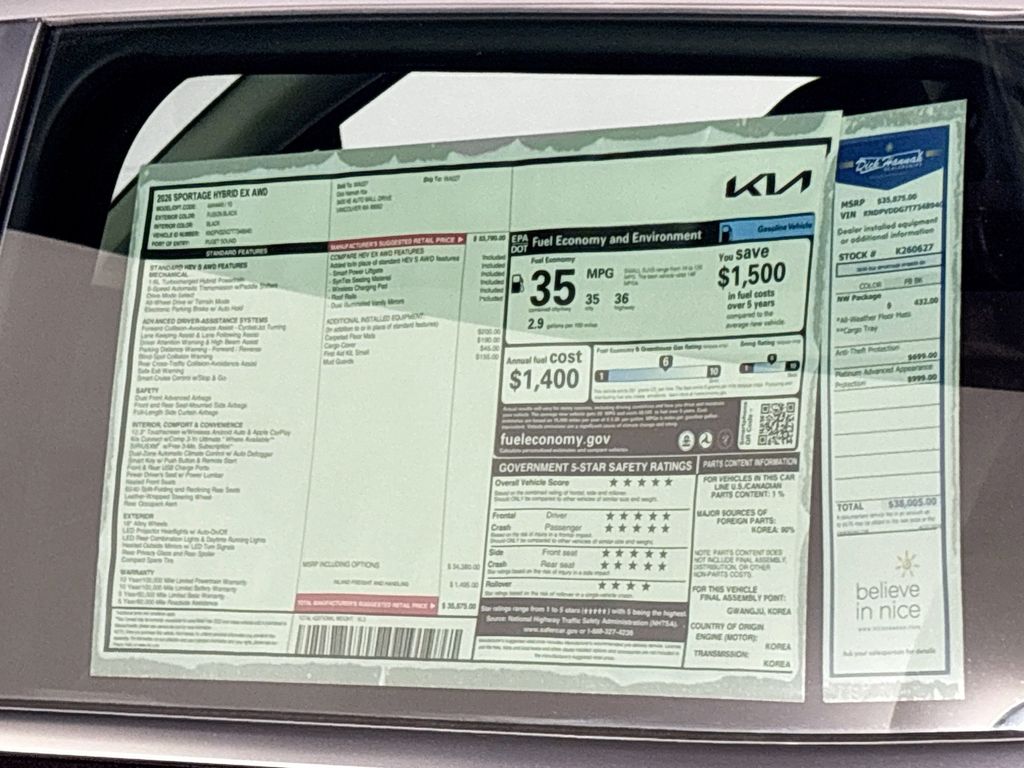 2026 Kia Sportage Hybrid EX