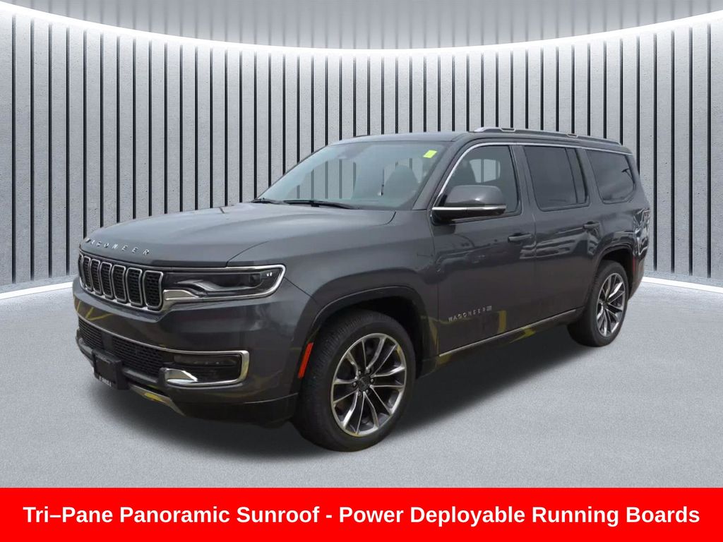 Baltic Gray Metallic Clearcoat 2022 Jeep Wagoneer Series III 4WD SUV / Crossover Four-Wheel Drive 8-Speed Automatic