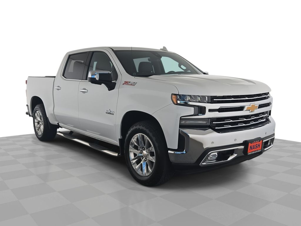 Summit White 2021 Chevrolet Silverado 1500 Pickup Truck Four-Wheel Drive 8-Speed Automatic