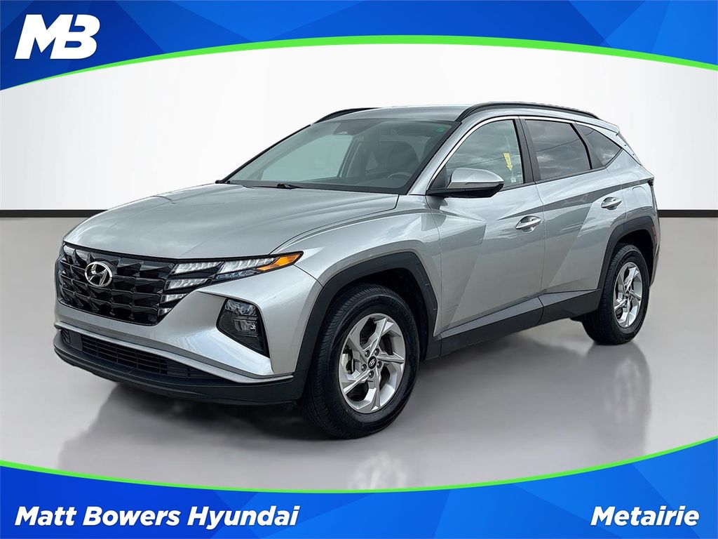 Shimmering Silver 2023 Hyundai Tucson SEL AWD SUV / Crossover All-Wheel Drive 8-Speed Automatic