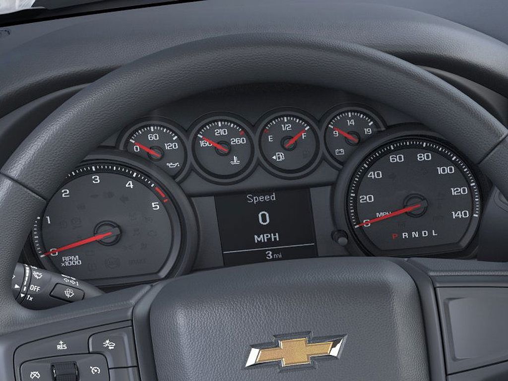 2025 Chevrolet Silverado 3500HD Work Truck White at Klick Lewis Buick Chevrolet
