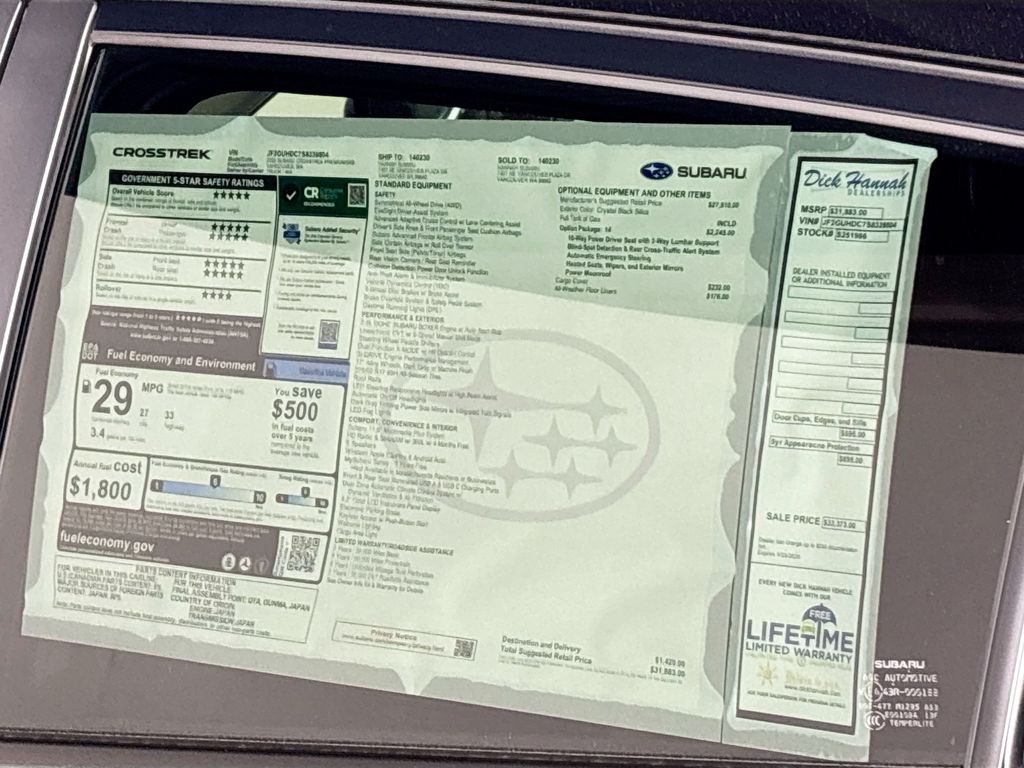2025 Subaru Crosstrek Premium