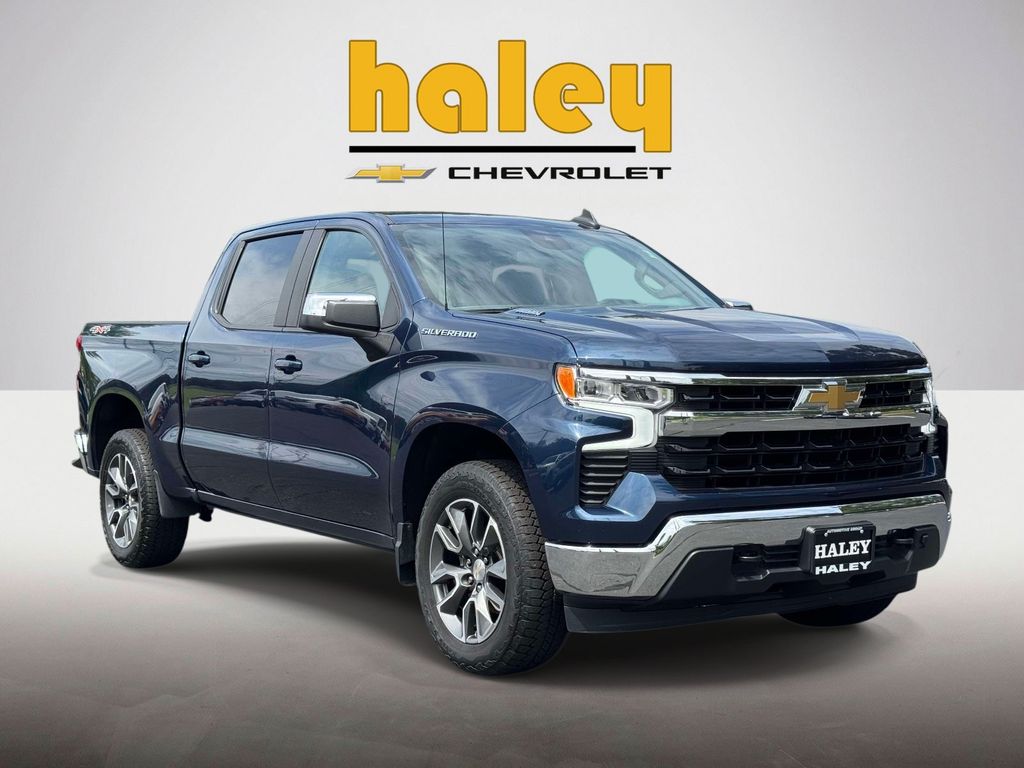 Northsky Blue Metallic 2023 Chevrolet Silverado 1500 Pickup Truck Four-Wheel Drive Automatic