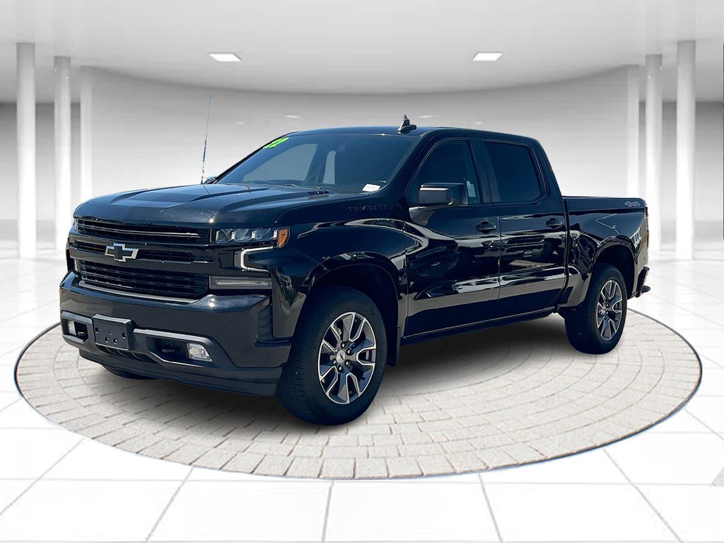 Black 2022 Chevrolet Silverado 1500 Pickup Truck Four-Wheel Drive Automatic