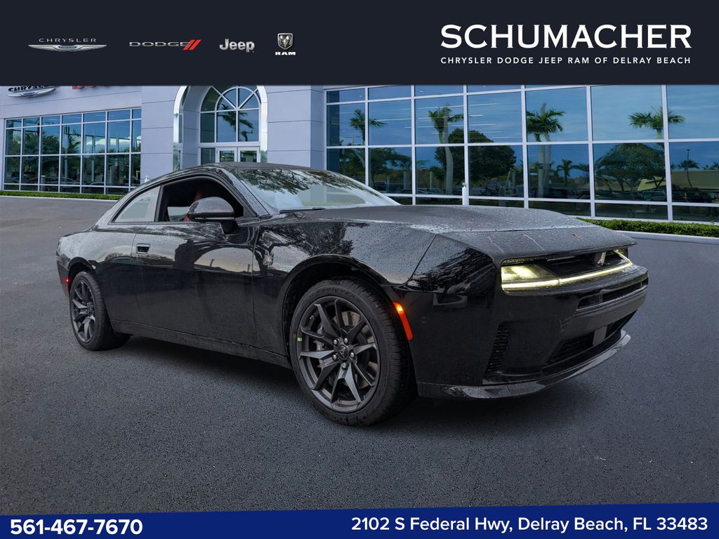 Diamond Black Crystal Pearlcoat 2026 Dodge Charger Daytona Coupe All-Wheel Drive 8-Speed Automatic