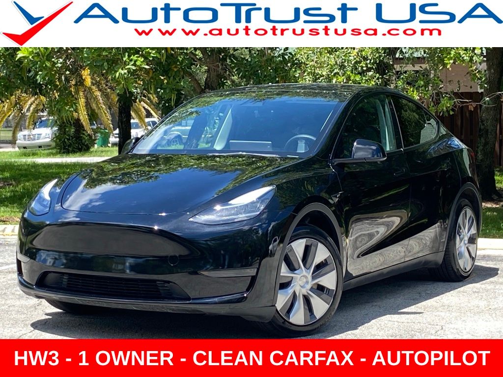 Solid Black 2023 Tesla Model Y SUV / Crossover All-Wheel Drive 1-Speed Automatic