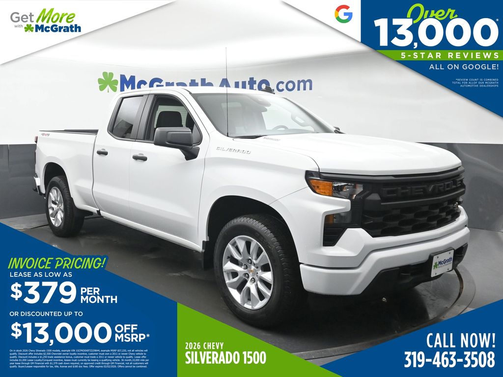 2026 Chevrolet Silverado 1500 Custom Double Cab 4WD