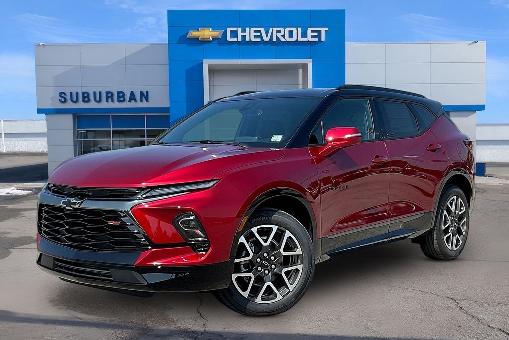 Radiant Red Tintcoat 2026 Chevrolet Blazer SUV / Crossover Front-Wheel Drive 9-Speed Automatic Overdrive