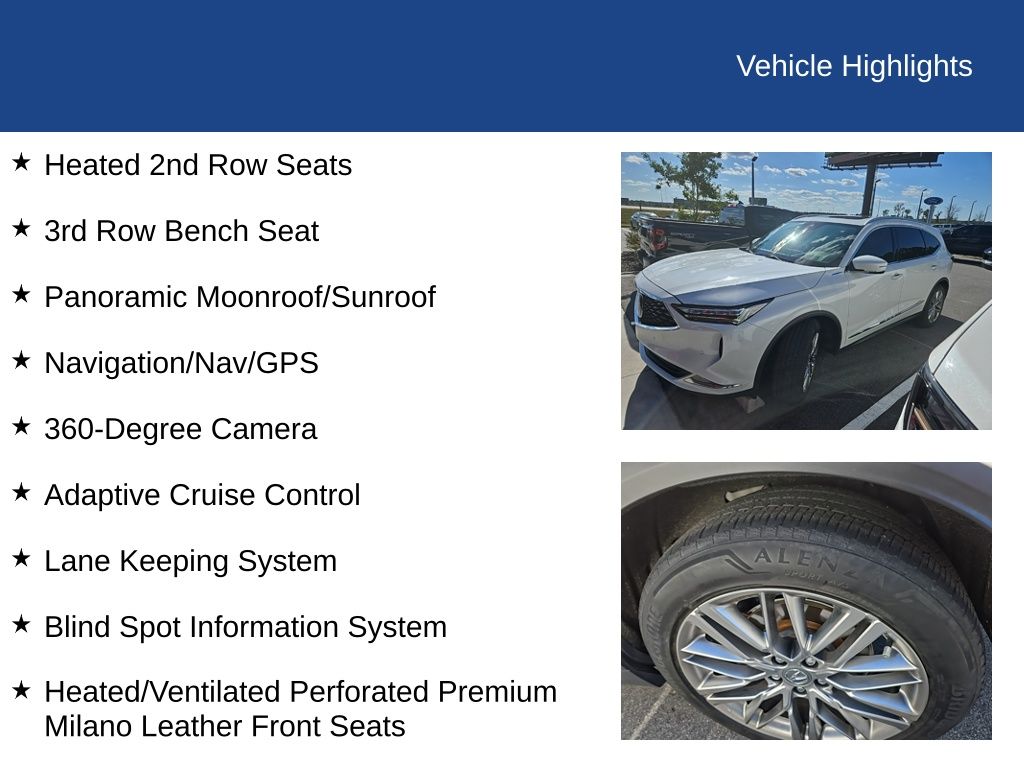 2023 Acura MDX Advance Package