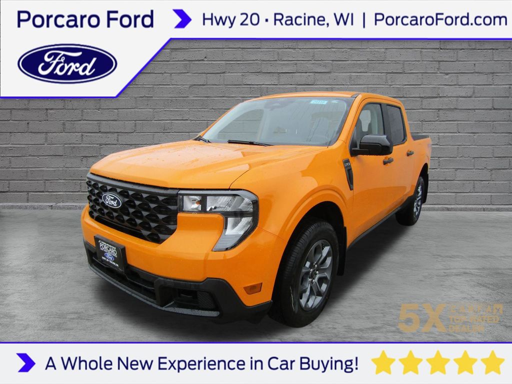 Orange Fury Metallic Tri-Coat 2026 Ford Maverick Pickup Truck All-Wheel Drive 8-Speed Automatic