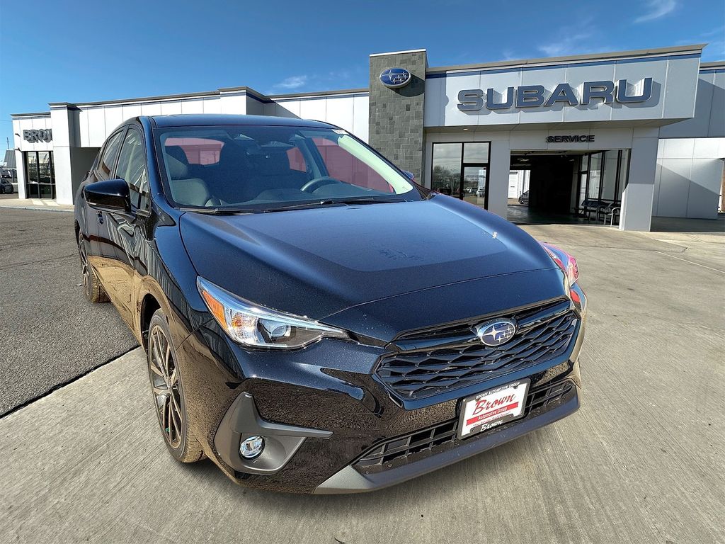 Crystal Black Silica 2026 Subaru Impreza Wagon All-Wheel Drive Continuously Variable Transmission