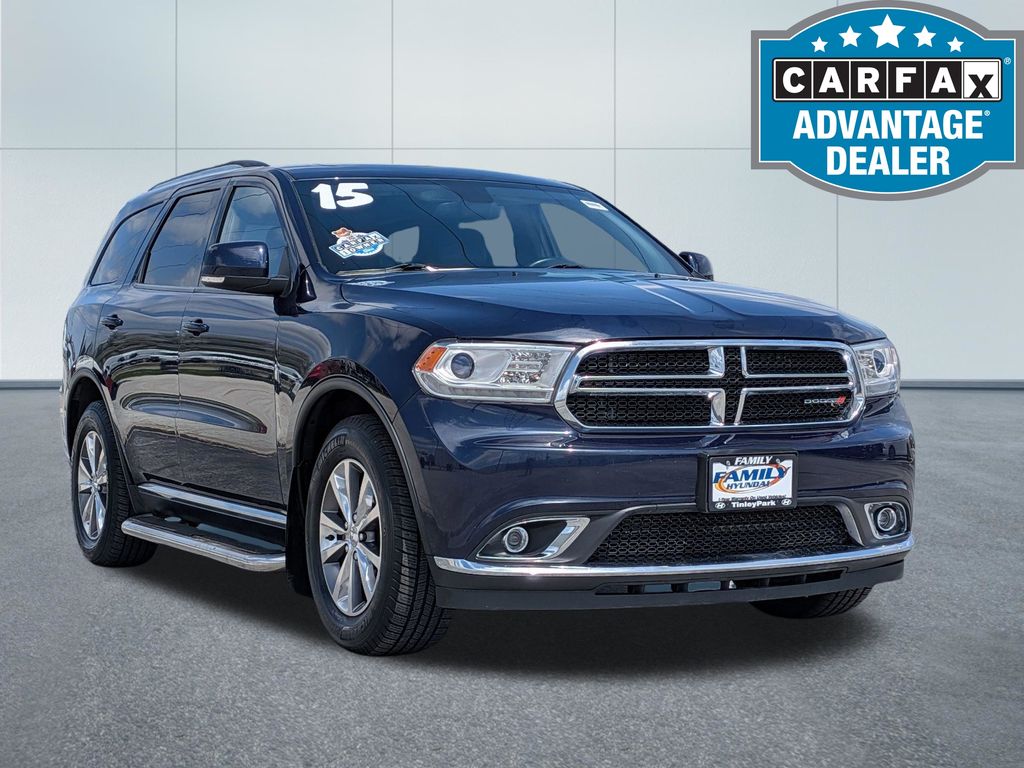 True Blue Pearlcoat 2015 Dodge Durango Limited AWD SUV / Crossover All-Wheel Drive 8-Speed Automatic