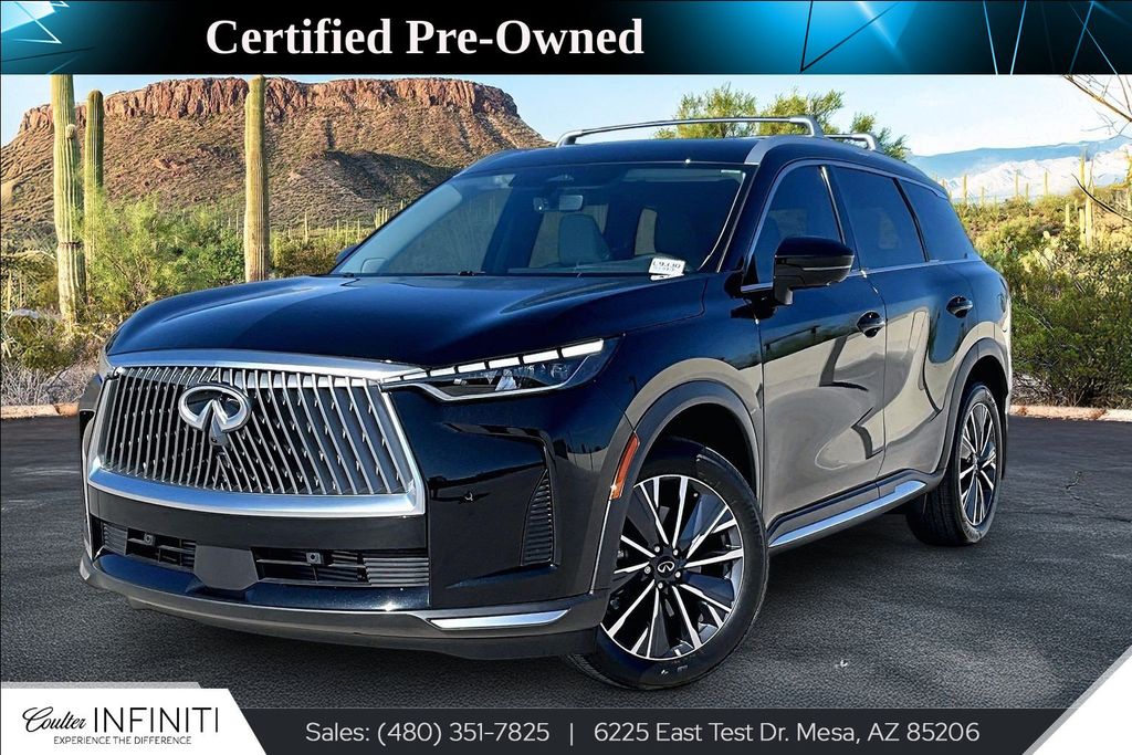Mineral Black 2026 INFINITI QX60 SUV / Crossover Front-Wheel Drive 9-Speed Automatic