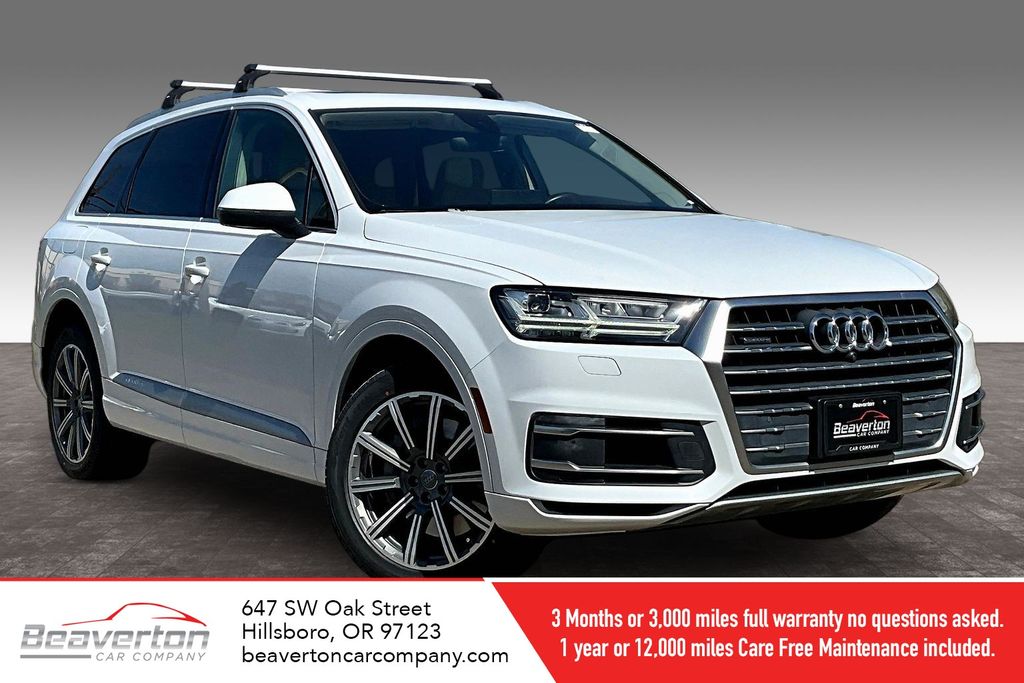 White 2018 Audi Q7 SUV / Crossover 8-Speed Automatic
