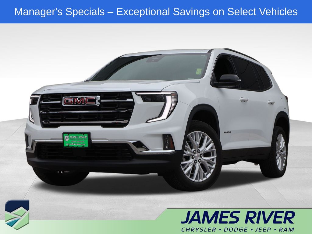 Summit White 2026 GMC Acadia SUV / Crossover Four-Wheel Drive 8-Speed Automatic
