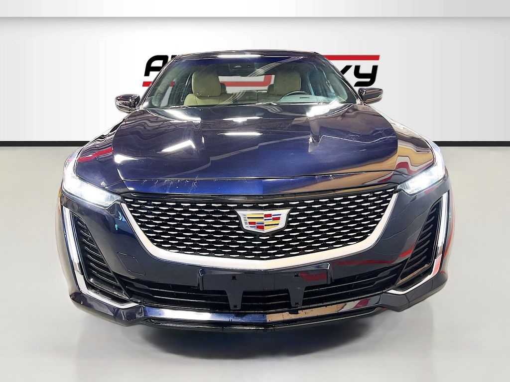 Used 2021 Dark Moon Blue Metallic Cadillac Luxury image 2