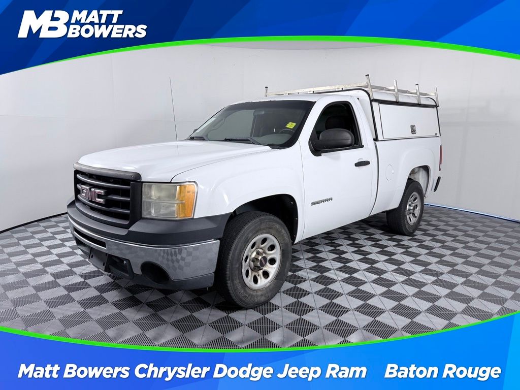Summit White 2011 GMC Sierra 1500 Pickup Truck 4X2 4-Speed Automatic Overdrive