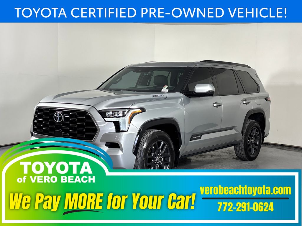 Gray 2023 Toyota Sequoia Platinum 4WD SUV / Crossover Four-Wheel Drive Automatic