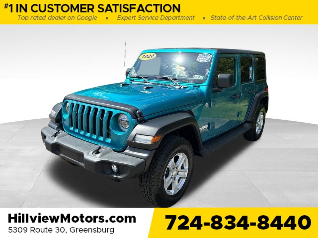 Bikini Pearlcoat 2020 Jeep Wrangler SUV / Crossover Four-Wheel Drive 8-Speed Automatic