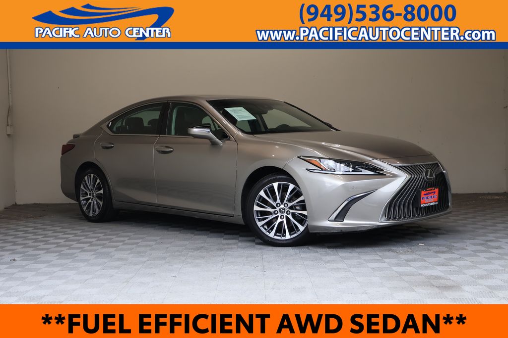 Light Gray 2021 Lexus ES Sedan All-Wheel Drive 8-Speed Automatic