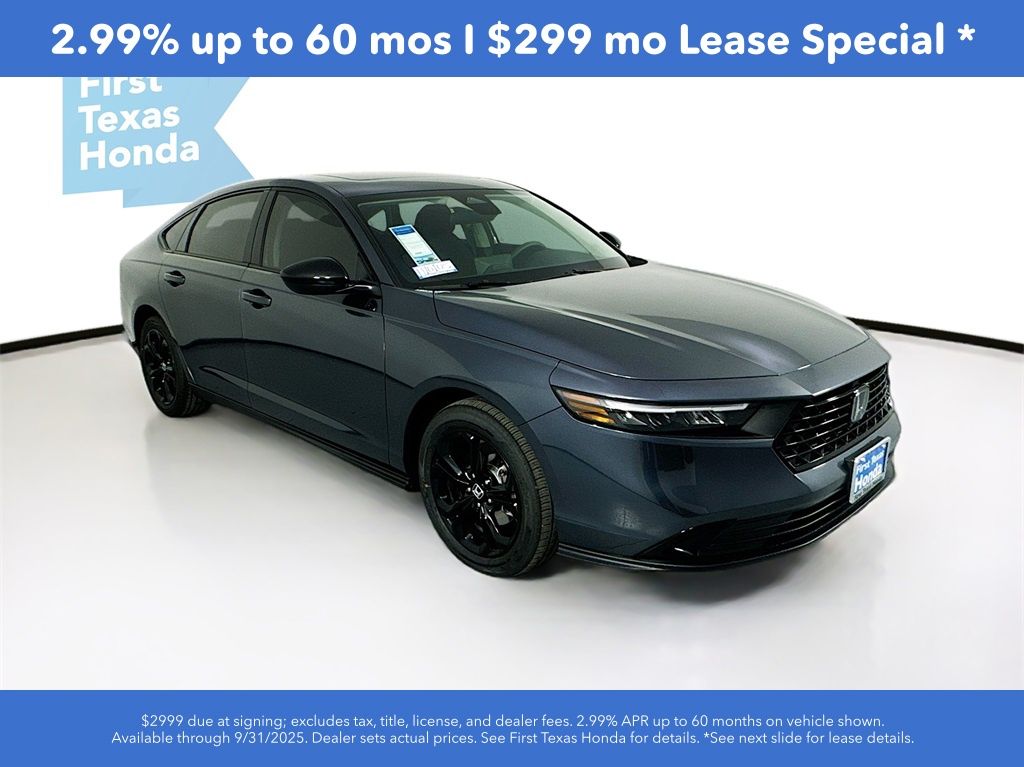 New Car 2025 Honda Accord  Se For Sale In Austin, Texas