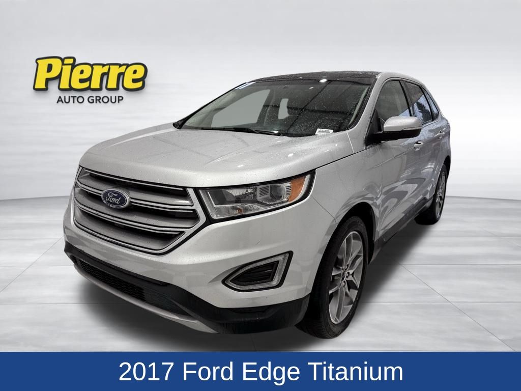 Ingot Silver 2017 Ford Edge SUV / Crossover All-Wheel Drive 6-Speed Automatic