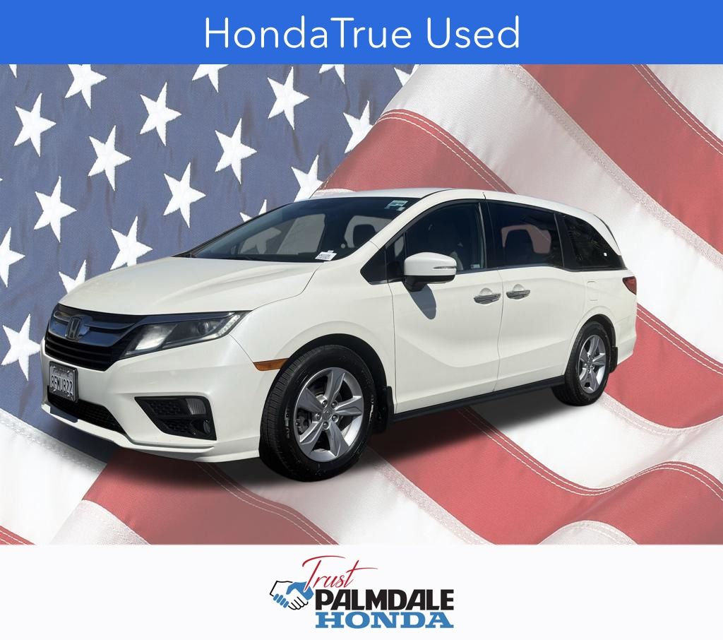 White Diamond Pearl 2019 Honda Odyssey EX FWD Minivan Front-Wheel Drive 9-Speed Automatic