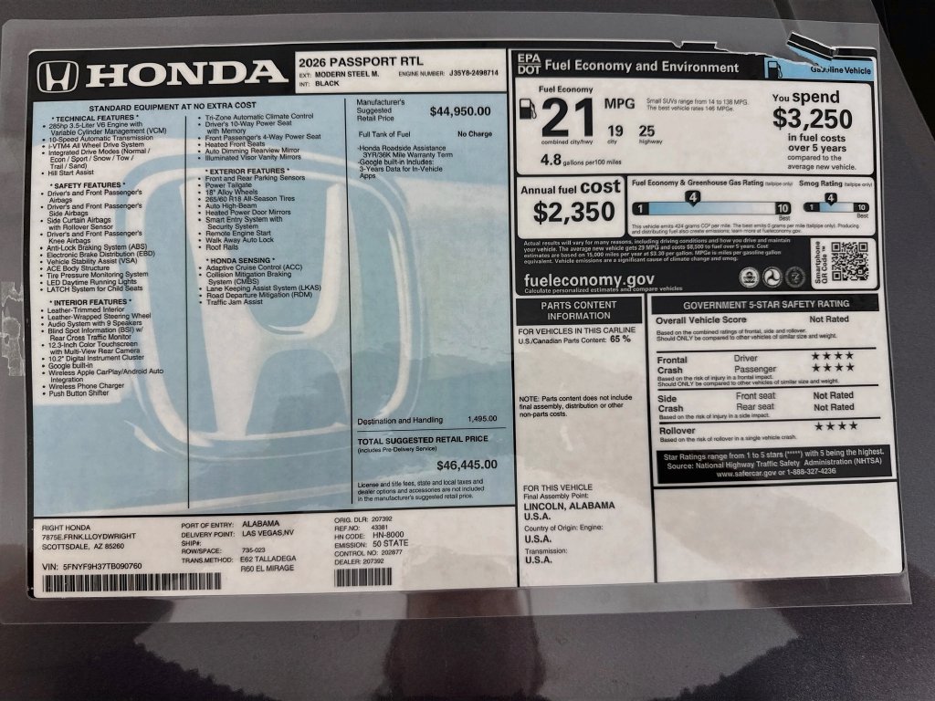 Thumbnail: 2026 Honda Passport - 9