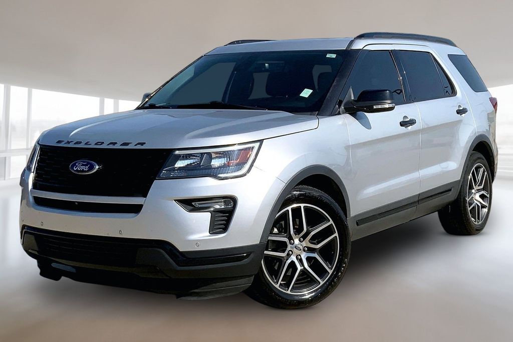 Ingot Silver 2018 Ford Explorer SUV / Crossover All-Wheel Drive 6-Speed Automatic