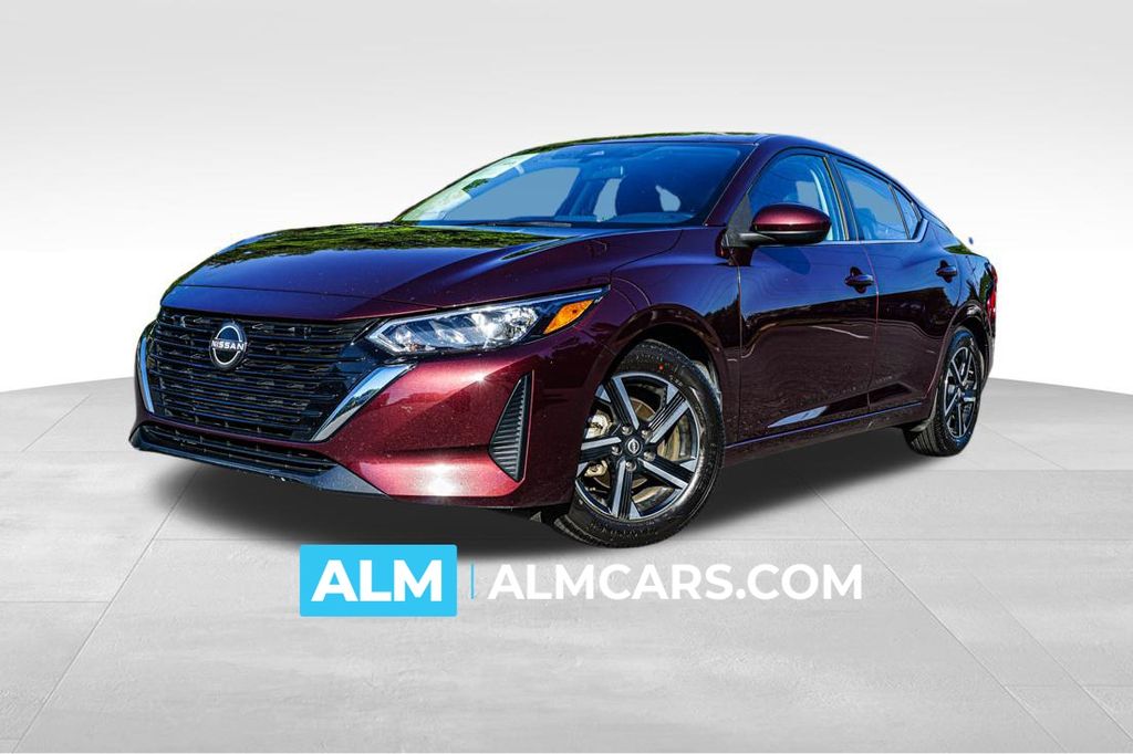 Rosewood Metallic 2024 Nissan Sentra SV FWD Sedan Front-Wheel Drive Continuously Variable Transmission