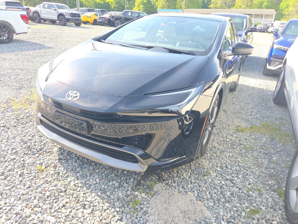 Midnight Black Metallic 2025 Toyota Prius XLE FWD Hatchback Front-Wheel Drive Continuously Variable Transmission