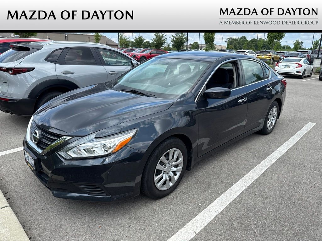 Storm Blue 2017 Nissan Altima Sedan Front-Wheel Drive Continuously Variable Transmission