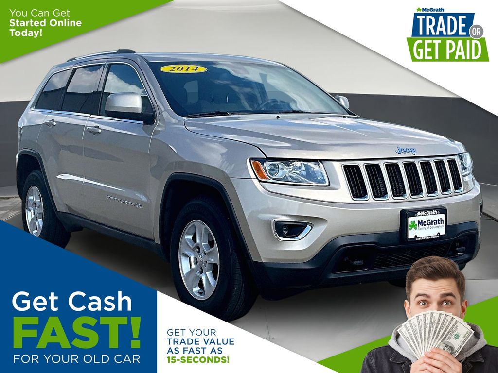 Cashmere Pearlcoat 2014 Jeep Grand Cherokee SUV / Crossover Four-Wheel Drive 8-Speed Automatic