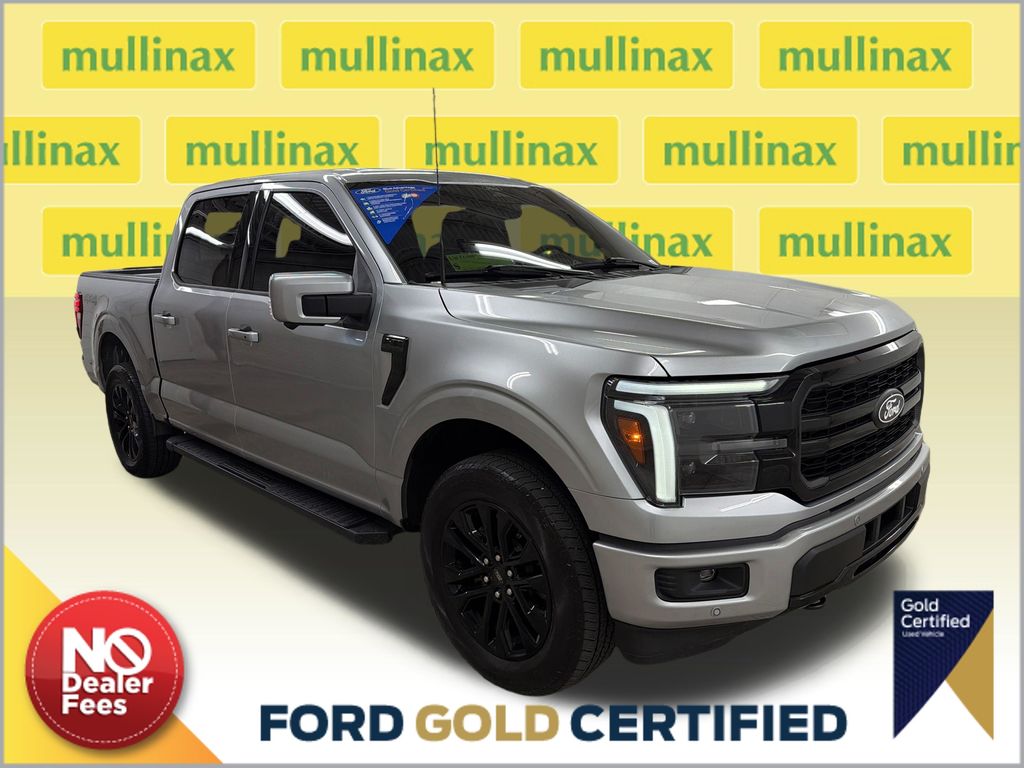 Iconic Silver Metallic 2025 Ford F-150 Pickup Truck Four-Wheel Drive Automatic