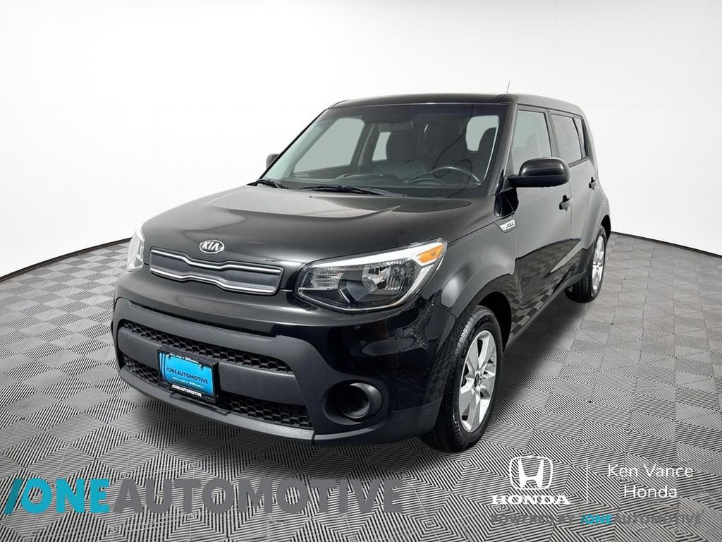 Shadow Black 2018 Kia Soul Base Wagon Front-Wheel Drive 6-Speed Automatic