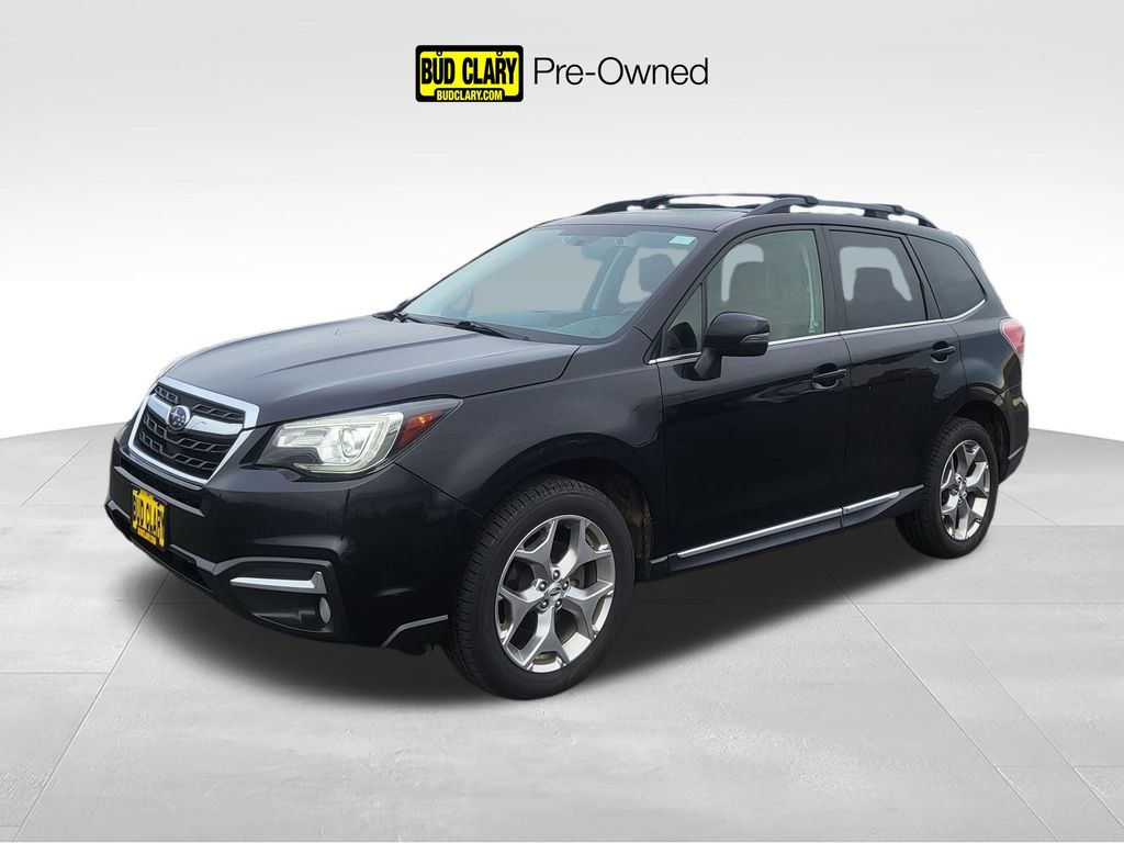 Crystal Black Silica 2018 Subaru Forester 2.5i Touring SUV / Crossover All-Wheel Drive Continuously Variable Transmission