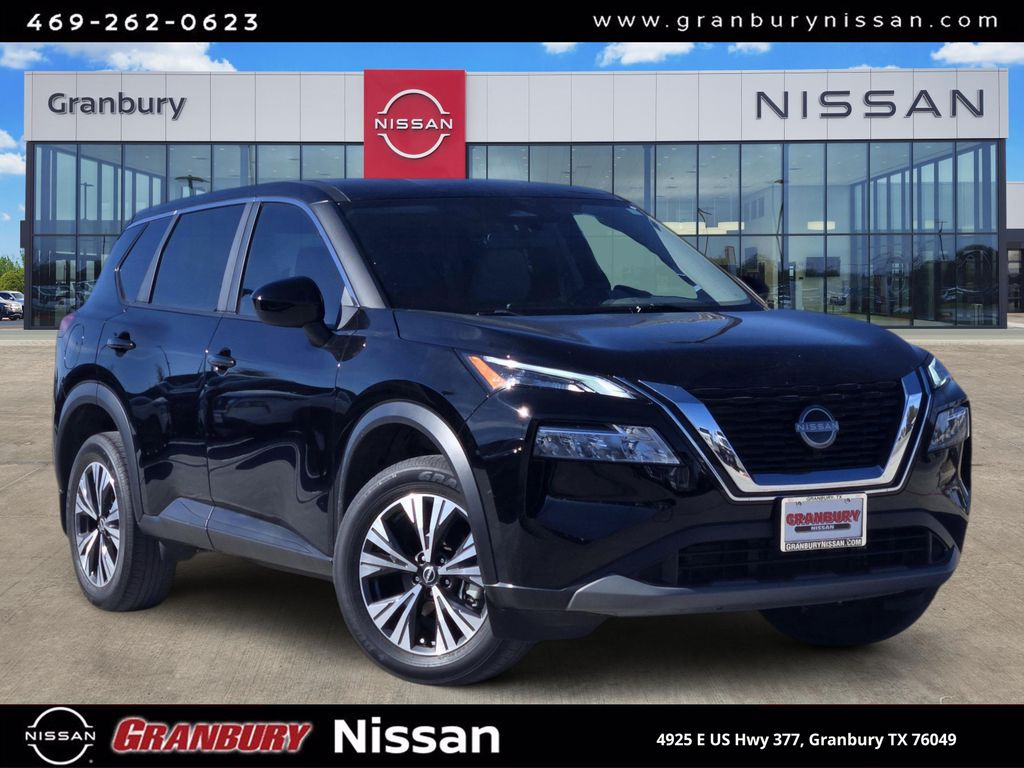 Super Black 2023 Nissan Rogue SUV / Crossover All-Wheel Drive Continuously Variable Transmission