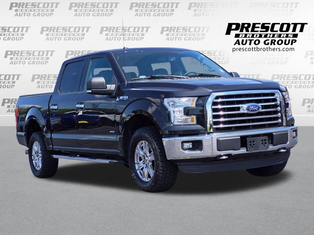 Tuxedo Black Metallic 2015 Ford F-150 Pickup Truck Four-Wheel Drive 6-Speed Automatic
