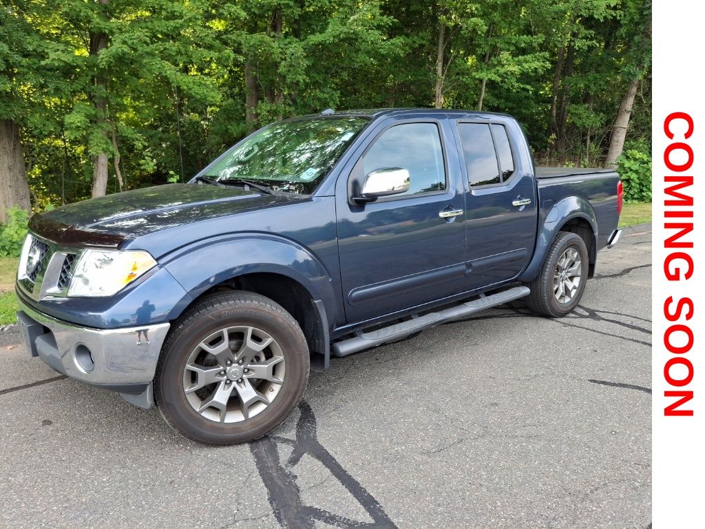 Arctic Blue 2016 Nissan Frontier Pickup Truck Four-Wheel Drive 5-Speed Automatic Overdrive