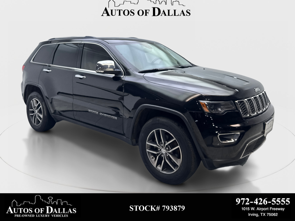 Diamond Black Crystal Pearlcoat 2017 Jeep Grand Cherokee SUV / Crossover 4X2 8-Speed Automatic