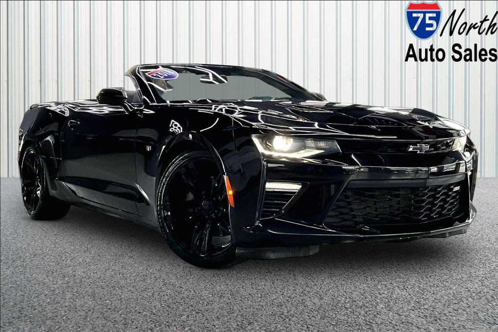 Black 2018 Chevrolet Camaro Convertible Rear-Wheel Drive 8-Speed Automatic