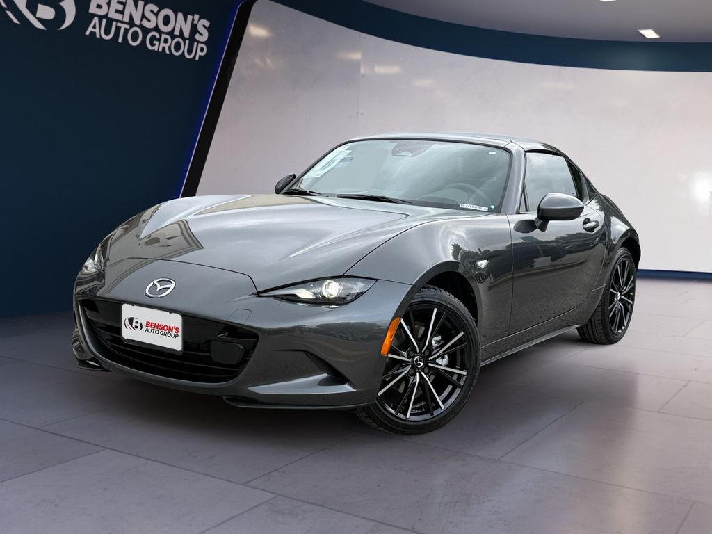 Machine Gray Metallic 2026 Mazda MX-5 Miata RF Grand Touring RWD Convertible Rear-Wheel Drive 6-Speed Automatic