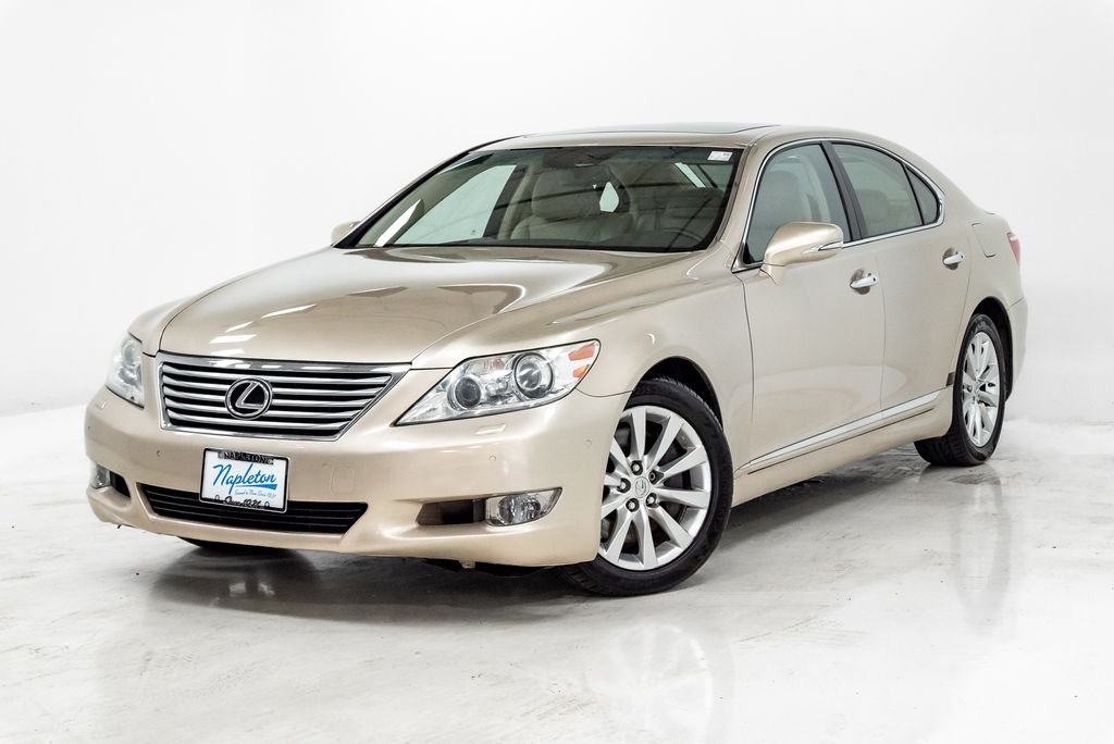 Satin Cashmere Metallic 2011 Lexus LS Sedan All-Wheel Drive 8-Speed Automatic