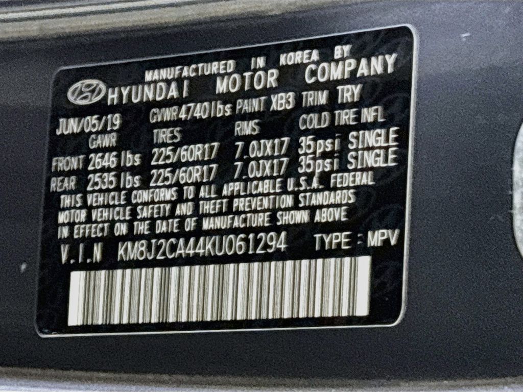 2019 Hyundai Tucson SE