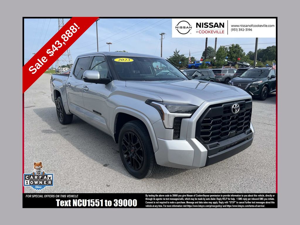 Celestial Silver Metallic 2023 Toyota Tundra Pickup Truck Four-Wheel Drive Automatic